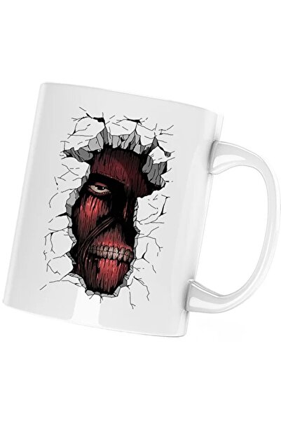 INOVATIX Cana Attack on Titan Wall Anime Manga, albă, 330 ml