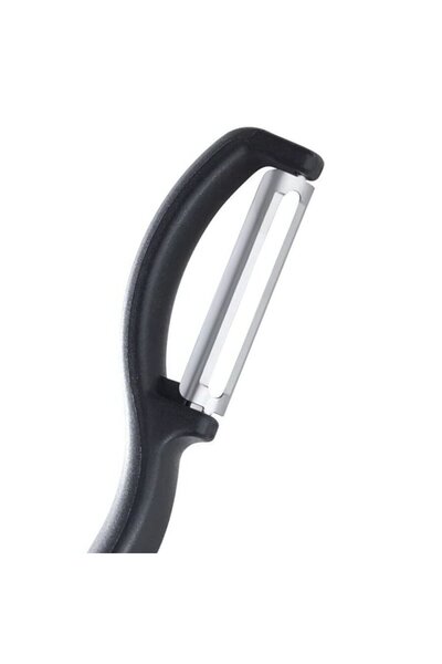 dinckitchen Flat Blade Side Peeler 17.5 cm Black Flat Black Side Peeler
