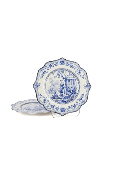 Mikasa Moor Blue Garden 2li Tatlı Tabağı 22cm