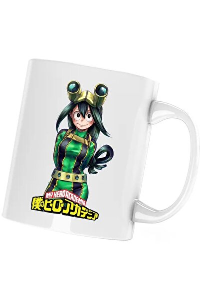 INOVATIX Cana Tsuyu Asui Hero Academia Anime Manga, albă, 330 ml