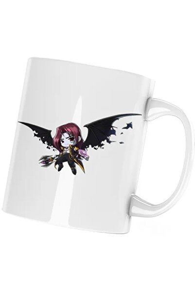 INOVATIX Demon Slayer Bat Brawl Stars Mug, white, 330 ml