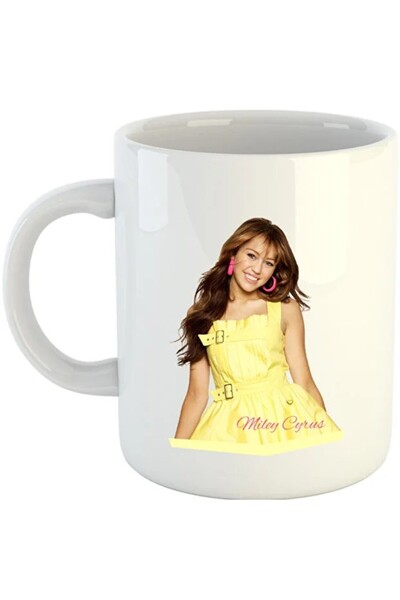 INOVATIX Cana Miley Cyrus Playful Kids Show Disney Cartoons, λευκό, 330 ml