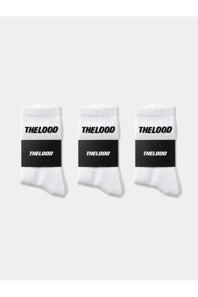 Thelood 3'lü Yazılı Uzun Çorap
