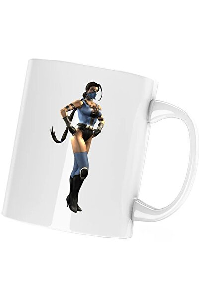 INOVATIX Cana Mortal Kombat Kitana Sonia Blue Girl Gift, alba, 330 ml