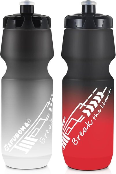GIFUBOWA Bike Water Bottles 24oz Lightweight Mountain Cycling Squeeze Sports ...