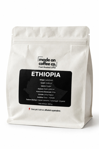 Etiyopya Lekempti Filtre ve Espresso Kahve 200 gr | %100 Arabica | Doğal