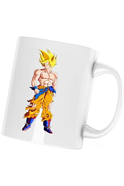 INOVATIX Чаша Son Goku Dragon Ball Samurai Japan, бяла, 330 мл