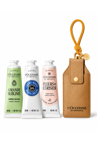 L'Occitane El Kremi Tanışma Üçlüsü, El Kremi Taşıma Charmlı, 4'lü Set
