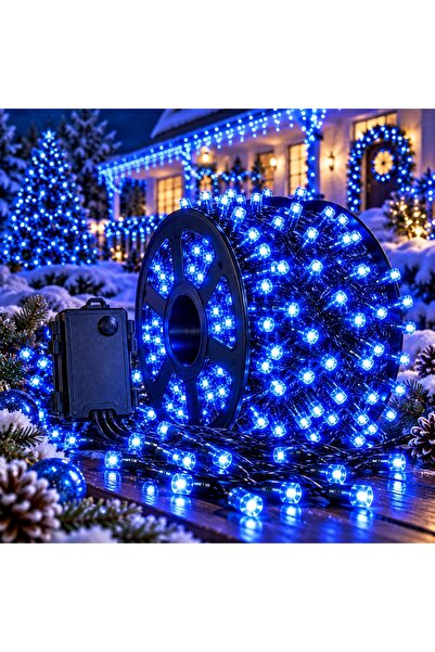 Infiniteea ™ Christmas Lights, For Indoor/Outdoor, 80 m Roll, 384 Blue LEDs, ...