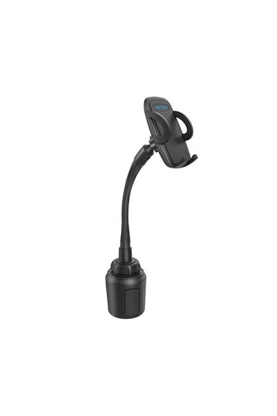 Nitze حامل جوال نيتزي لكوب السيارة باللون الأسود بذراع قابل للتمدد ودوران 360...