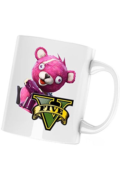 INOVATIX Кана Гушкалка за гушкане Team Leader Fortnite GTA, бяла, 330 мл
