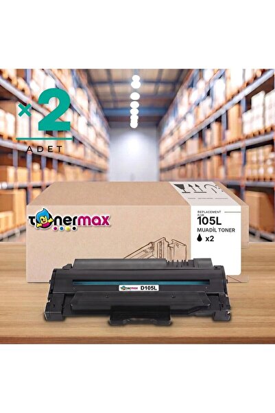 Samsung Xpress SCX-4623f Muadil Toner Çipli MLT-D105L 2'li 2.500 Sayfa