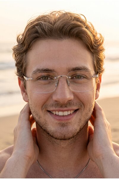 MONAL EYEWEAR Masculine Type 2027 Model Blue Light Protected One of a Kind Be...