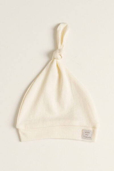lilico Unisex Baby Interlock Knotted 100% Cotton with My Friends Beanie Hat 0...