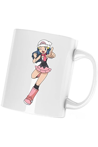 INOVATIX Cana Pokemon Go Anime Girl Manga, albă, 330 ml