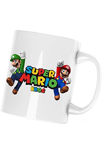 INOVATIX Cana Super Mario Bros Luigi Jump VIP, alba, 330 ml