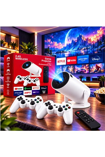 Infiniteea Μίνι Έξυπνος Προβολέας Magcubic HY300 Pro+ 4K Infiniteea ™ Σύστημα...