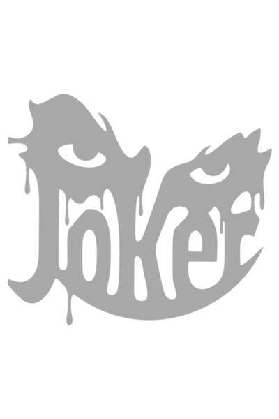 Oracal Autocolant auto Joker – Stil horror cu efect de picurare 20cm - Gri