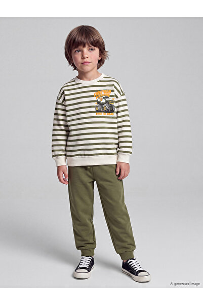 LC Waikiki Striped Boy's Tracksuit Suit