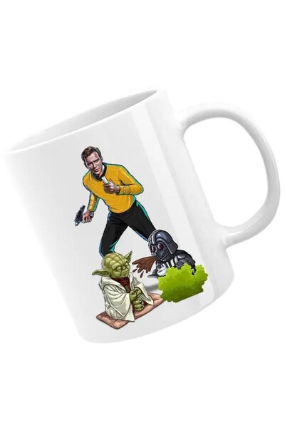 INOVATIX Cana Star Trek Star Wars Yoda Genius Master Darth Vader Spit Coffee,...