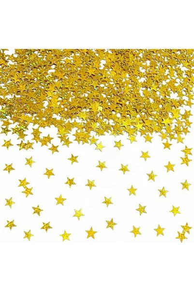 GENERAL Gold Star Confetti Star Table Confetti Stars Shape Glitter Metallic F...
