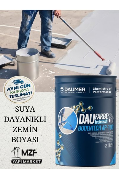 MZF Daumer Bodentech AP-100 Suya Dayanıklı Zemin Boyası Ral 7047 Gri