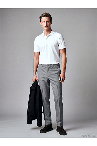 LC Waikiki Dobby fabric regular fit men's trousers