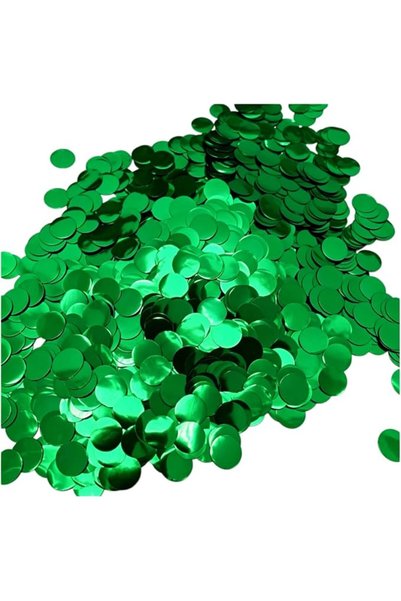 GENERAL كونفيتي دائري الشكل 3.5 أونصة، كونفيتي لامع معدني لتزيين الطاولات ومل...