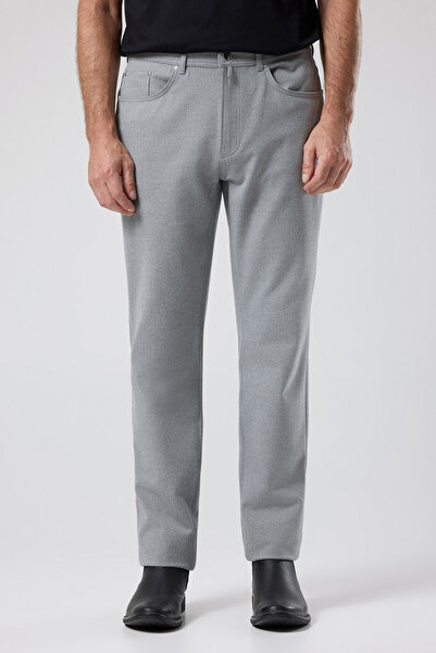 Erkek Kışlık 5Pocket Regular Pantolon U06095 Gri