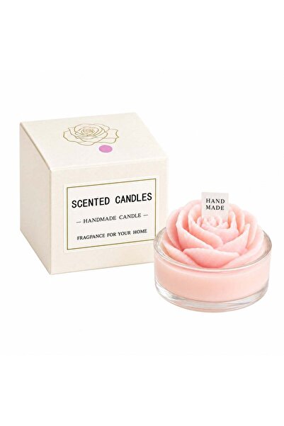 Generic Soy Wax Scented Candle | Rose Shape | Creative Gift & Home Decor