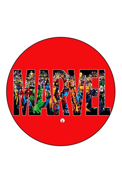 Generic Marvel Printed Fridge Magnet Red/Black/Green 5.5cm
