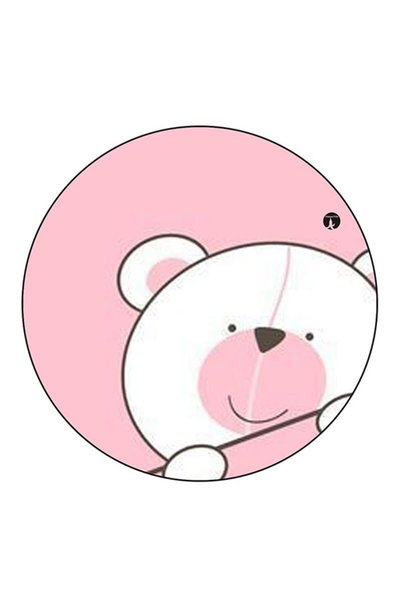 Generic Bear Printed Fridge Magnet k/White
