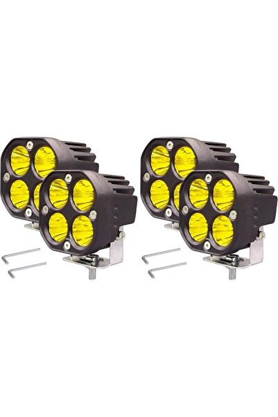 GENERAL مصباح ضباب Allextreme EX40WF2 بـ 4 مصابيح LED فائق السطوع مع شعاع ضوئ...