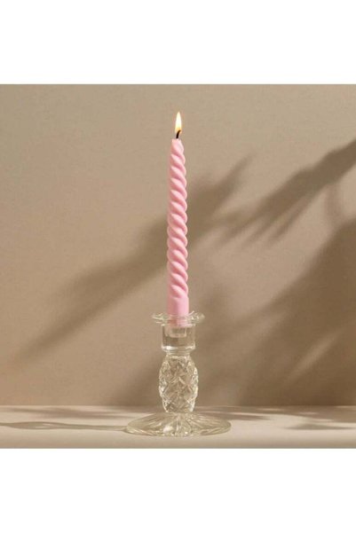 Generic Handmade Perfect Pastel Beeswax & Soy wax Blend Twist Candles / Dinne...