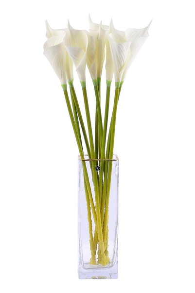 Generic Artificial Calla Lily 10pcs 26 Inch Long Stem Arum Lily for Home Déco...