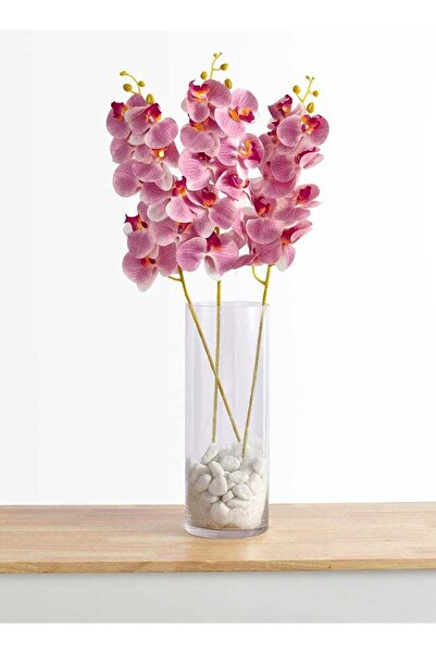 Generic Orchid 3pc Flower Stick with 27 buds – Light Pink | 92cm Artificial F...