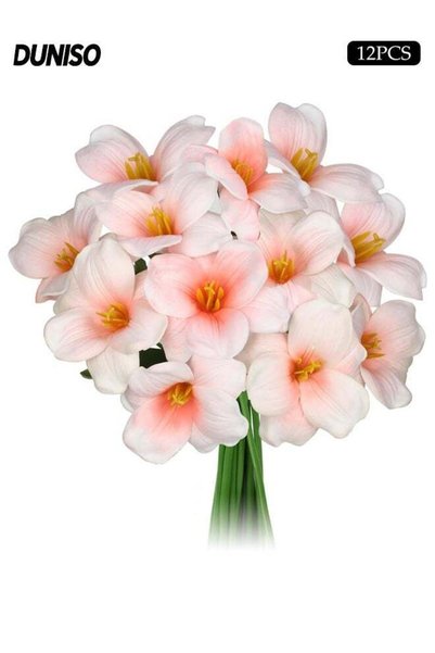 Generic 12pcs Artificial Flowers, Fully Bloomed Tulip Artificial Flowers Bouq...