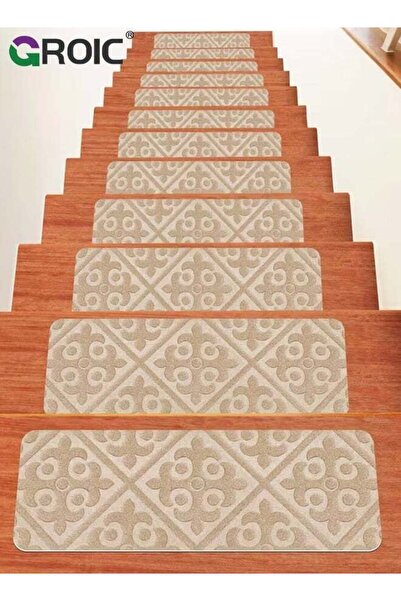 Generic 10Pcs Stair Carpets, Stair Treads for Wooden Steps Indoor, Non-Slip I...