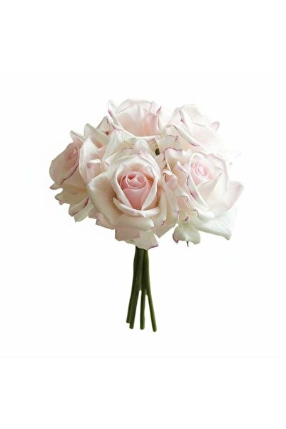 Generic Pink Rose Artificial Flower Bouquet | Real Touch | 25cm | Home Decor ...
