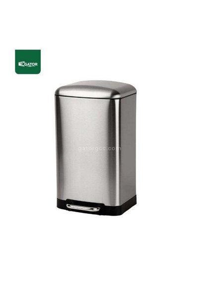 EK BINS Pedal Bin | Fingerprint-Resistant Powder-Coated Steel | Hands-Free St...