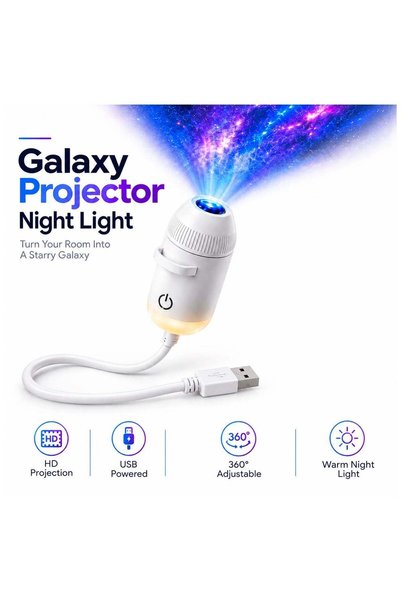Generic Galaxy Star Projector Night Light, LED Starry Sky Projector Lamp with...