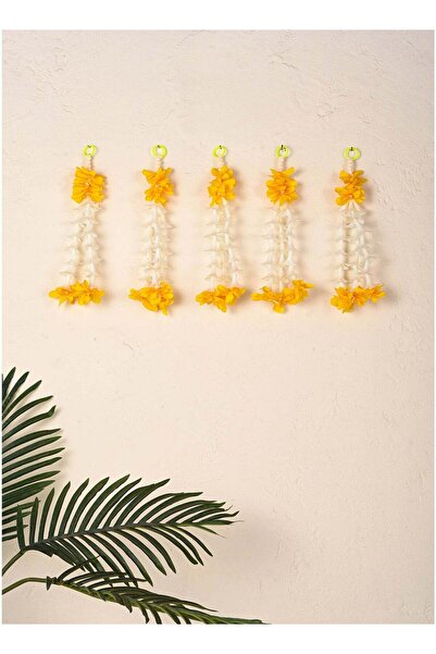 Generic Madhoor Bloom Trail Decorative Latkan Door Hanging Yellow for Diwali,...