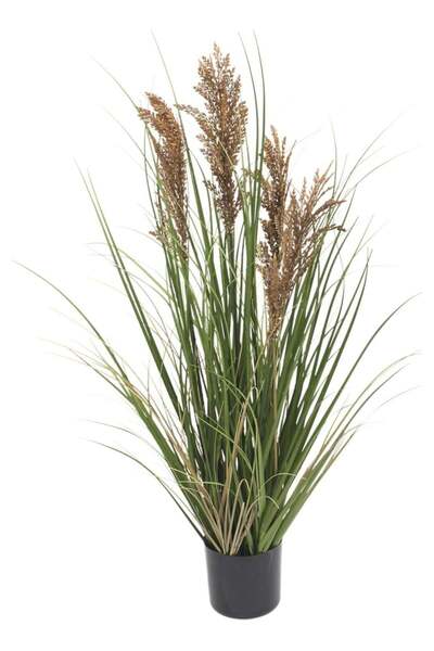 Generic MARCOLO Artificial Tall Grass Plant with Wheat Stems in Pot | Faux De...