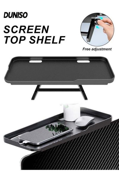 Generic TV Top Shelf,Adjustable Cable Box Mount Shelf,Screen Top Shelf,No Dri...