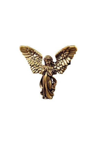 Generic Guardian Figurine With Wing – 4.5 cm Height | Vintage-Style Decorativ...