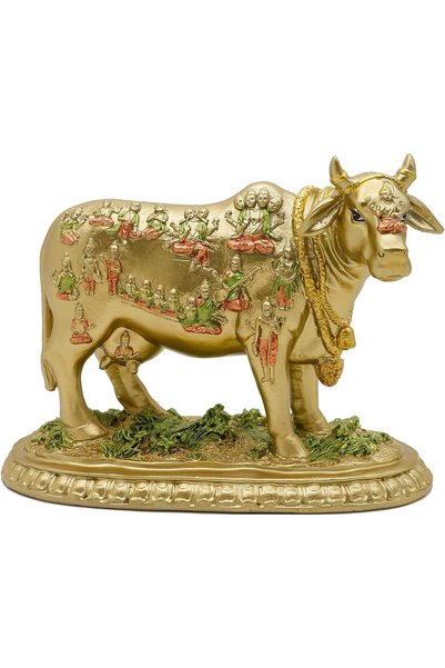Generic alikiki Hindu God Kamadhenu Cow Statue - Hinduism Sacred Wish-Fulfill...