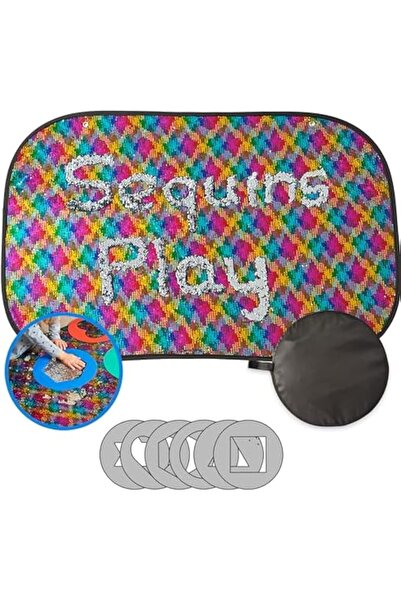NALACAL Sensory Wall, Sensory Mats for Children, Sensory Wall Sequin Flip Fab...