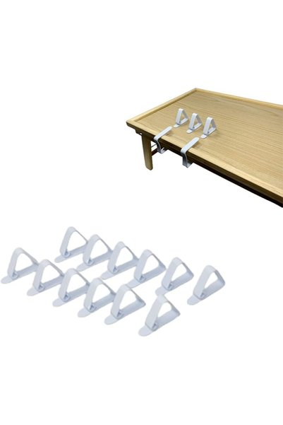 plastific Pack of 12 Tablecloth Clips for Home, Kitchen, Picnic, Party - Desk...