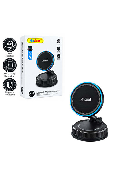 OEM Andowl Μαγνητική Ασύρματη Βάση Φόρτισης 25W με Περιστροφή 360° A37 - Magn...