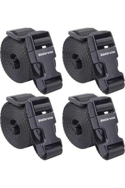 GENERAL Buckle Straps with Clips, Adjustable Nylon Straps with Buckle, Packin...